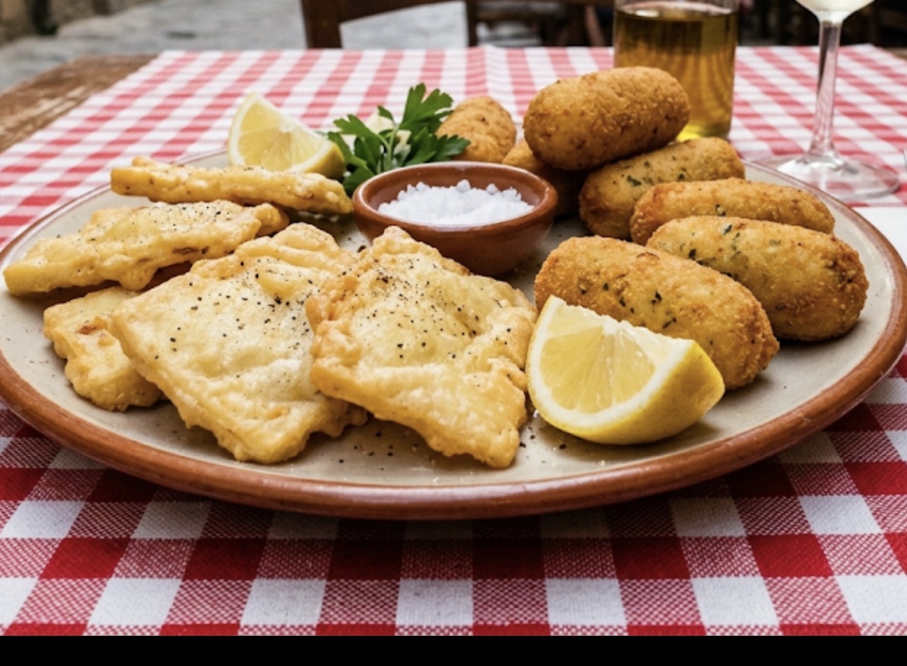 Piatto panelle e crocchè