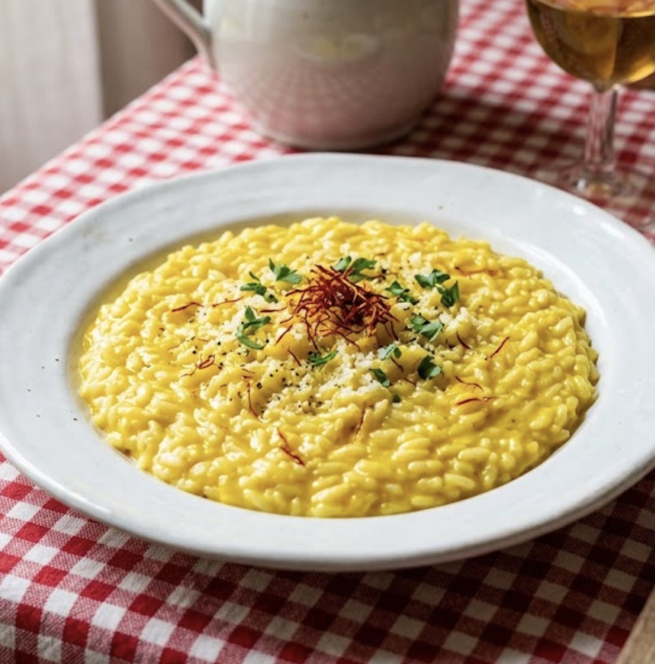 Risotto con pistilli di zafferano